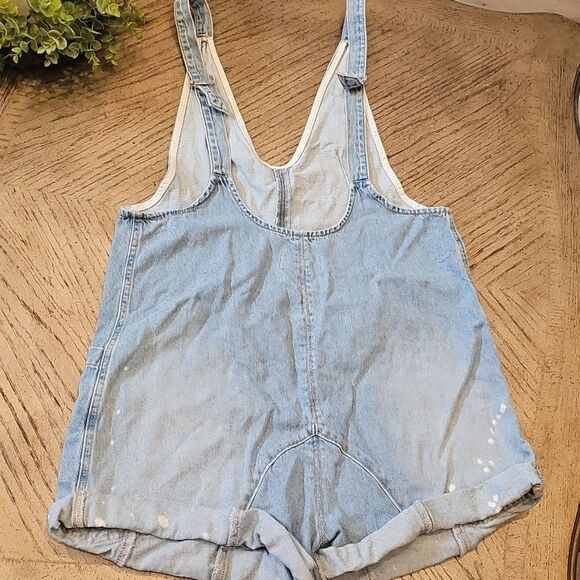 We The Free Light Blue Denim Romper Size S - Picture 8 of 14